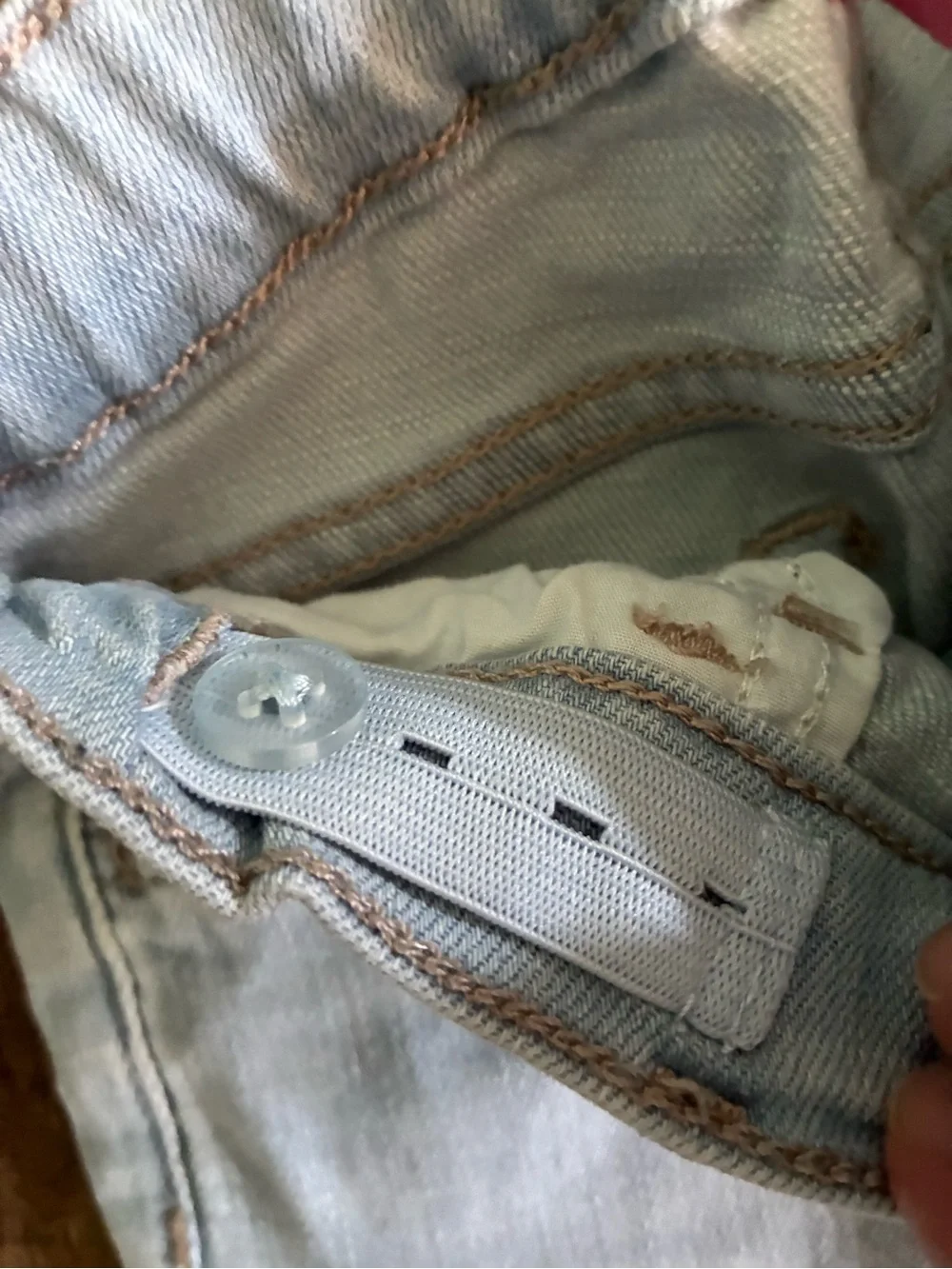 The Children’s Place sz 4T Light Wash Stretch Jeans - Casual Rolled Cuff nwt